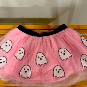 Sweet Wink Pink Ghost Tulle Skirt